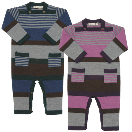 Striped Merino All-in-one